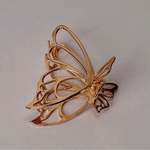 Metal butterfly clip